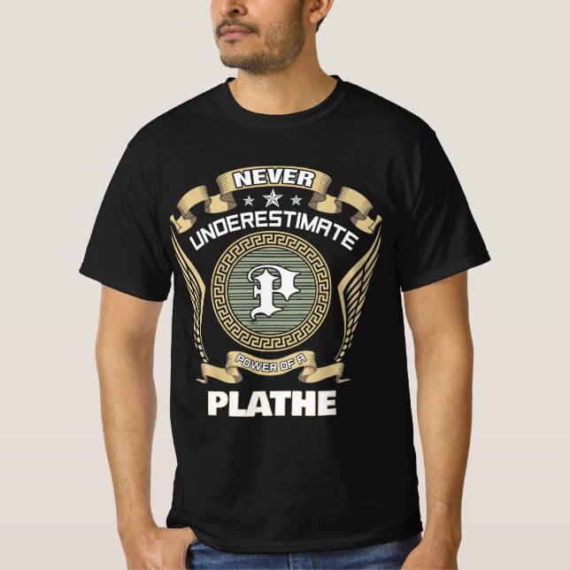 Camiseta Nunca subestime o poder de um PLATHE (Frente)