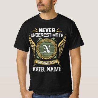 Camiseta Nunca subestime o poder de um Seu Nome