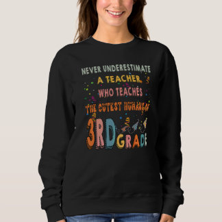 Camiseta Nunca Subestime O Professor De Ciências Da Terceir