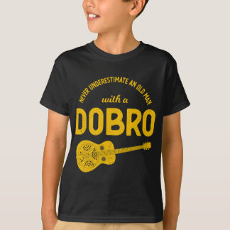 Camiseta Nunca Subestime Um Antigo Dob De Música Bluegrass