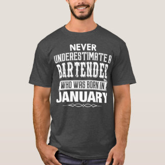 Camiseta Nunca Subestime Um Barman Que Era Nascer No Ja