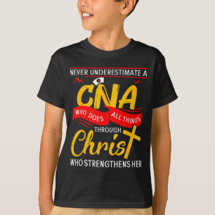 Camiseta Nunca Subestime Um Cna Que Faz Todas As Coisas Atr