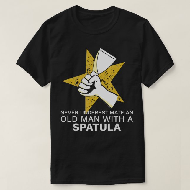 Camiseta Nunca subestime um Finalizador de Drywall com um S (Frente do Design)