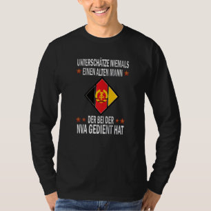 Camiseta Nunca subestime um homem velho que esteve na NVA