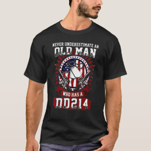 Camiseta Nunca Subestime Um Homem Velho Que Tem Um Ve DD 21