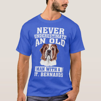 Camiseta Nunca subestime um Velho com Ruas Bernard