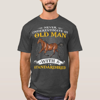 Camiseta Nunca Subestime Um Velho Com Um Cavalo
