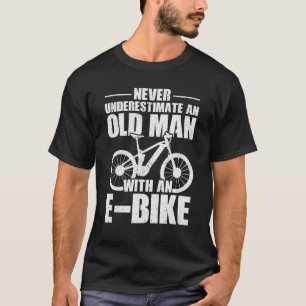 Camiseta Nunca Subestime Um Velho Com Um Cicl De Bicicleta