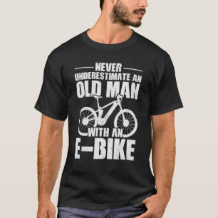 Camiseta Nunca Subestime Um Velho Com Um Cicl De Bicicleta