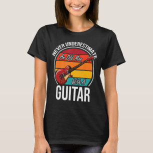 Camiseta Nunca Subestime Um Velho Com Um Retrovisor De Viol