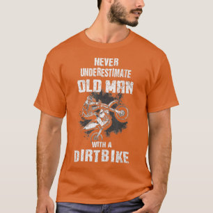 Camiseta Nunca Subestime Um Velho Com Uma Ch De Bicicleta D