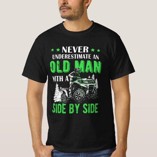 Camiseta Nunca Subestime Um Velho Da Utv Atv Sid (Frente)