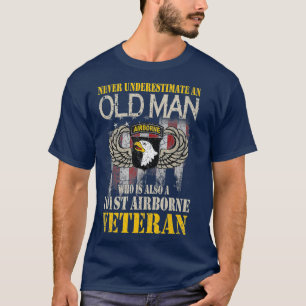 Camiseta Nunca Subestime Um Velho Homem 101rua A Bordo