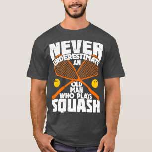 Camiseta Nunca Subestime Um Velho Que Joga Escada