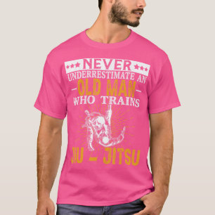 Camiseta Nunca Subestime Um Velho Que Treina Jiu-Jits