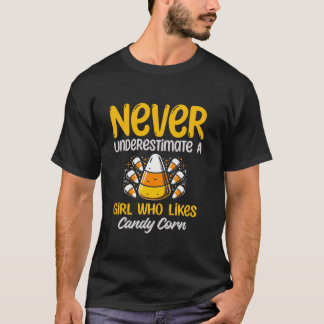 Camiseta Nunca Subestime Uma Garota Que Gosta De Milho De D