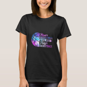 Camiseta Nunca Subestime Uma Garota Que Jogue Sketll