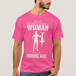 Camiseta Nunca Subestime Uma Mulher Com Divertimento De Pes