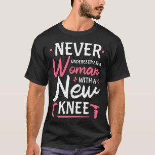 Camiseta Nunca Subestime Uma Mulher Nova Substituição De Jo