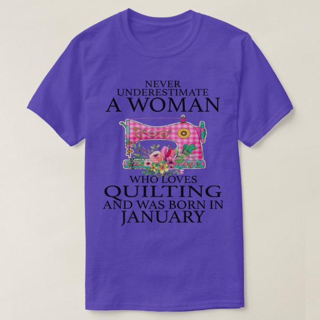 Camiseta Nunca subestime uma mulher que ama e nasceu (Frente do Design)