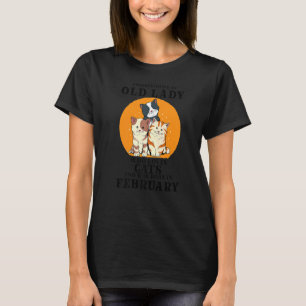Camiseta Nunca Subestime Uma Velha Que Ama A Morte De Gatos