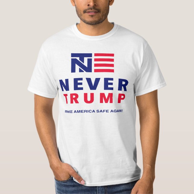 CAMISETA "NUNCA TRUNFO: FAÇA O COFRE FORTE DE AMÉRICA OUTRA (Frente)