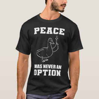 Camiseta Nunca Uma Opção Presente de Biólogo Animal amigos