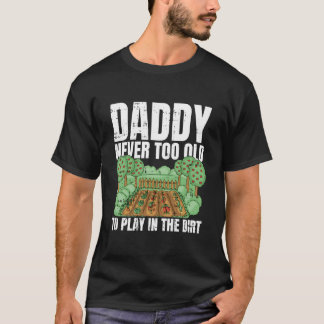 Camiseta Nunca Velho Demais Para Brincar Na Terra Dia Dos P