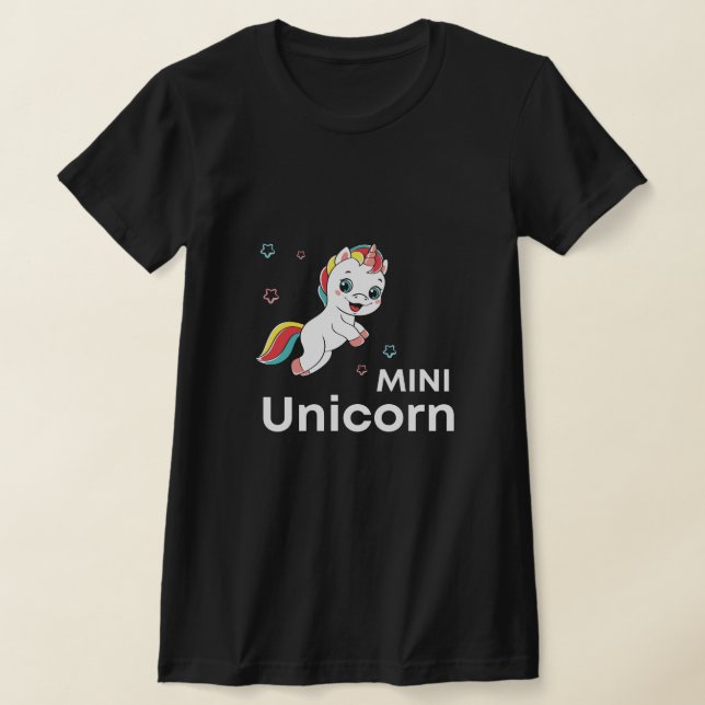 Camiseta Nunicórnio Moderno de bebê bonito (Postura )