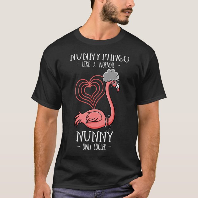 Camiseta Nunnymingo Nunny Flamingo Avó avó avó Gran (Frente)