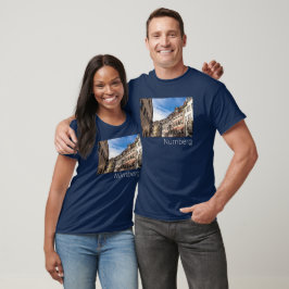 Camiseta Nuremberg Cityscape Bavaria Alemanha Souvenir
