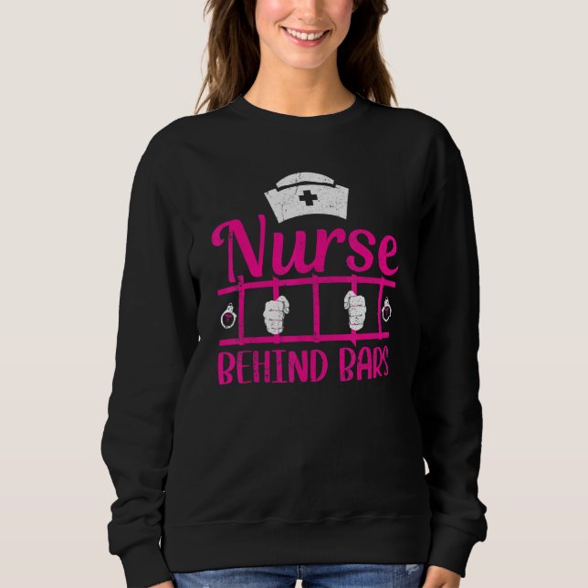 Camiseta Nurse Behind Bars Correctional Nurse (Frente)