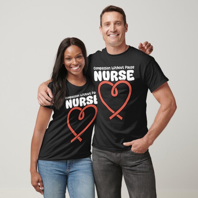 CAMISETA NURSE - COMPASSION WITHOUT PAUSE (Unissex)
