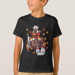 Camiseta Nurse de Ação de Graças Peru Rn Uti Er Utin Enferm