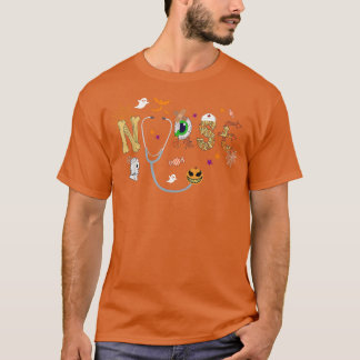 Camiseta Nurse Halloween Costume Stethoscope Heartbeat Pump