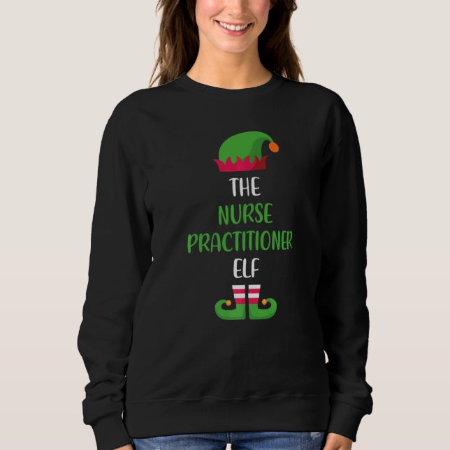 Camiseta Nurse practitioner Elf Family Matching Group Chris (Frente)