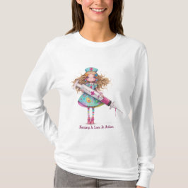 Camiseta Nurse sayings- Nursing is love in action.