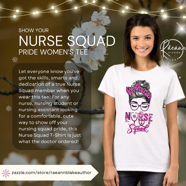 Camiseta Nurse Squad (Criador carregado)