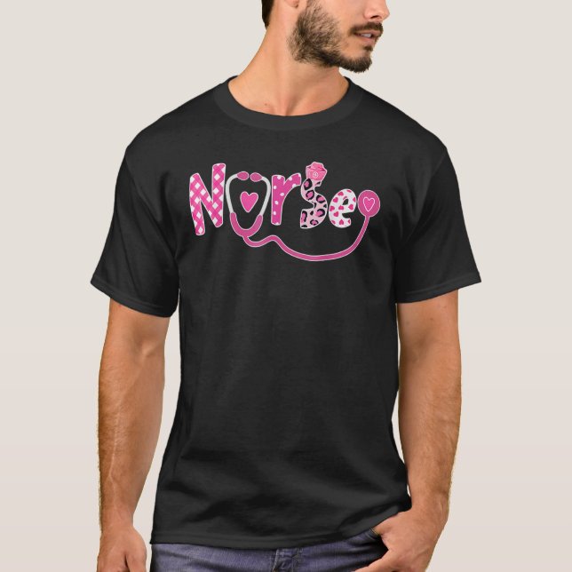 Camiseta Nurse Valentines Day Valentine ER ICU NICU RN Nurs (Frente)