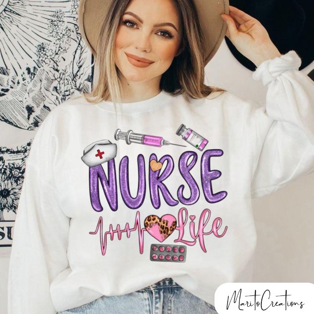 Camiseta Nurse with instruments around, Nurse's Day (Criador carregado)
