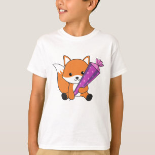 Camiseta Nursery Fox School Children Bag Sweet