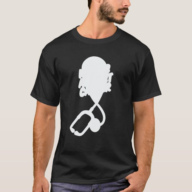 Camiseta Nursing Stethoscope  Caretaker Hospital Oncology N (Frente)