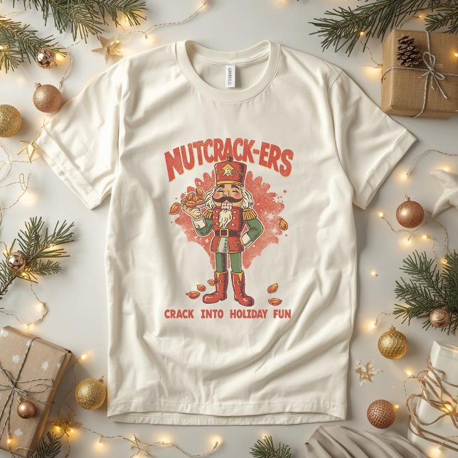 Camiseta Nutcrack - Engraçado Pun Nutcracker de Natal (Criador carregado)