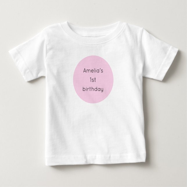 Camiseta Nutcracker Birthday - Balé Rosa (Frente)