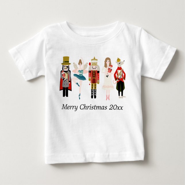 Camiseta Nutcracker Christmas Baby shirt (Frente)