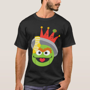 Camiseta Nutcracker de Natal da Rua Sésame Oscar O Grupo
