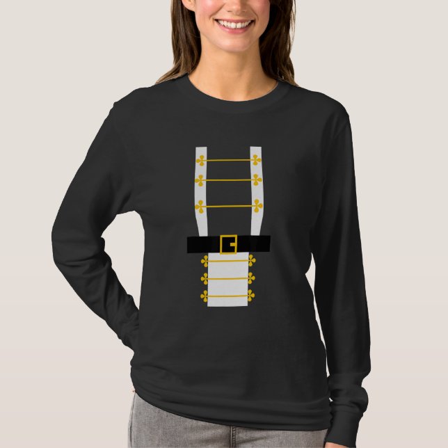 Camiseta Nutcracker Soldier Costume Uniform Balé Dance Ch (Frente)