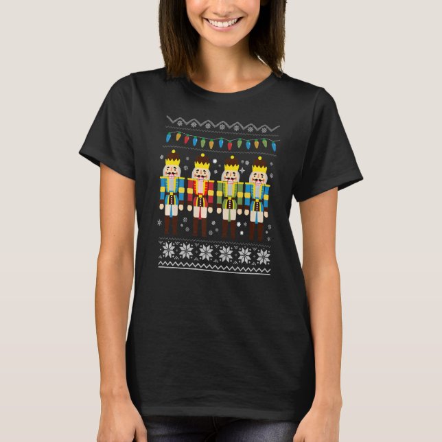 Camiseta Nutcracker Squad Crew Balé Dance Groupe Idea Bal (Frente)