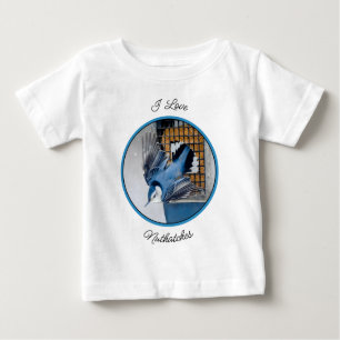 Camiseta Nuthatch Branca em Neve - Foto original