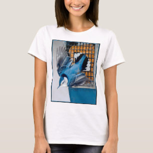 Camiseta Nuthatch Branca em Neve - Foto original